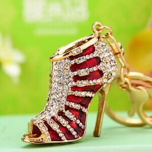 High heels shoe keychain